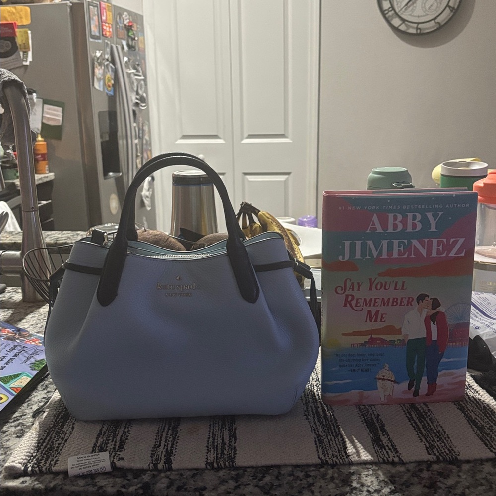 Kate Spade Light Blue and Navy Blue Dumpling Hand and crossbody Bag - Picture 4 of 4